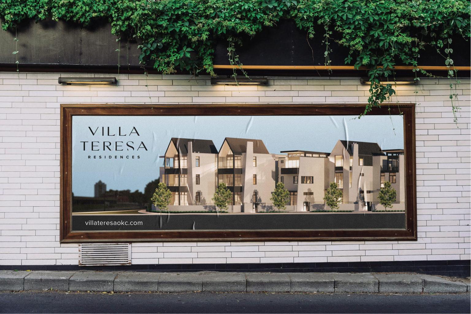 Oklahoma City poster design for Villa Teresa Residences