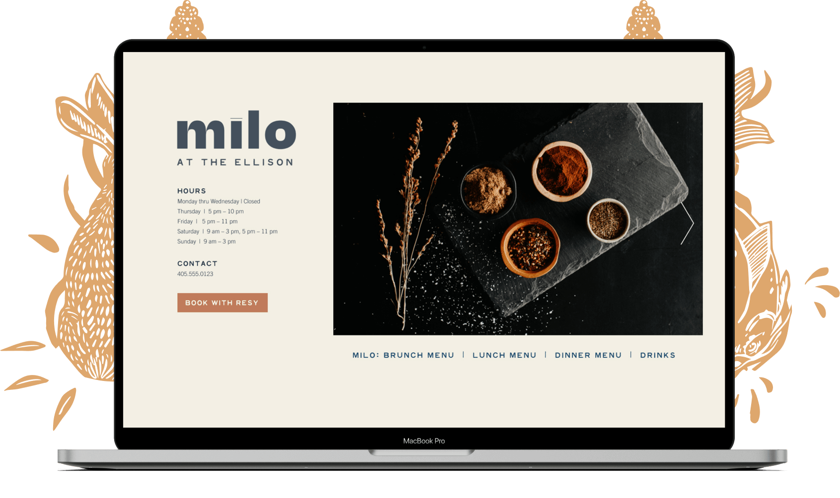 Milo Restaurant Website